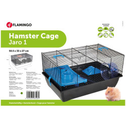 Flamingo Jaula de hamster.  Jaro 1. tamanho 50 x 33 x 27 cm. para roedores. Cage