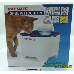 kerbl Cat Mate 3 Litri fontana d'acqua per cani e gatti Fontana