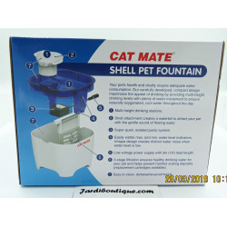 kerbl Cat Mate 3 Litri fontana d'acqua per cani e gatti Fontana