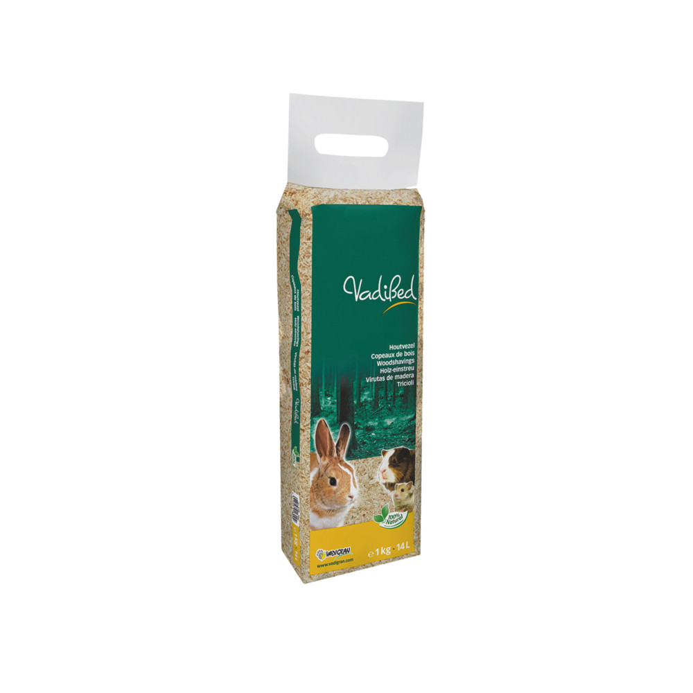 Vadigran Wood chip litter 14 Litres 1 KG VADIBED Rodents / Rabbits