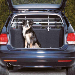 Trixie Rejilla de separación del coche 96-163 cm para perros. Montaje del coche