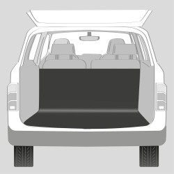 Trixie Protector de maletero de coche 1,20 x 1,50 m Montaje del coche
