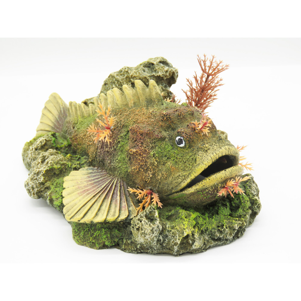 Vadigran poisson avec diffuseur de bulle 210 x 145 x 90 mm décoration aquarium Décoration et autre