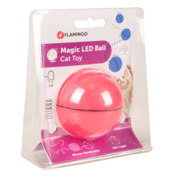 Flamingo Pet Products Bola de chumbo mágica rosa para gatos ø 6,5 cm Jogos