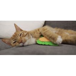 Trixie Fieltro del corazón con relleno de juguete de gato de valeriana, 11 cm Juegos con hierba gatera, valeriana, matatabi