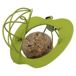 Trixie Mangeoire boule de graisse forme de pomme. pour oiseaux support boule ou pain de graisse