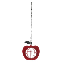 Trixie Alimentatore a forma di mela. per uccelli supporto a sfera o a cuscinetto di grasso