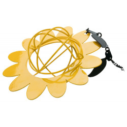 Trixie Comedero de bolas de grasa en forma de flor para pájaros soporte de la bola o de la almohadilla de grasa
