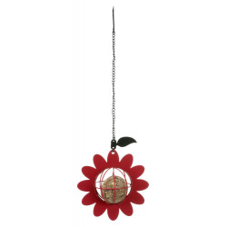 Trixie Alimentatore di palla di grasso. forma di fiore. per uccelli supporto a sfera o a cuscinetto di grasso