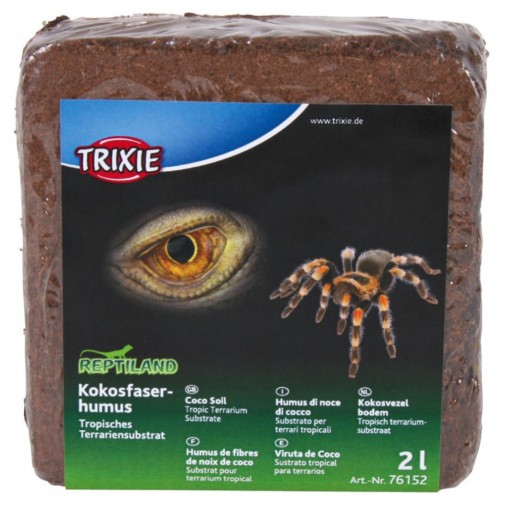 Trixie 2L Fibres de noix de coco reptiles et amphibiens I substrati