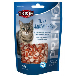 Trixie broodjes tonijn, 50 gr, voor katten. Kattensnoepjes