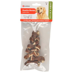 Flamingo Candy for dog. Lamb and rice .90 gr. DUETTO Bones. Dog treat