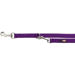 Trixie adjustable double layered leash. size XS-S. purple color. for dogs Laisse enrouleur chien