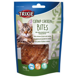 Trixie Bocconcini di pollo all'erba gatta 50 gr per gatti Bocconcini per gatti