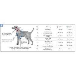 Trixie pettorina da turismo. misura S. colore viola. per cane. pettorina per cani