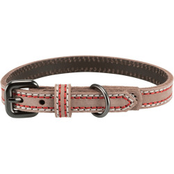 Trixie Lederhalsband. Größe S. Cappuccinofarbe. Abmessungen: 31-37 cm/15 mm. für Hund Halsband