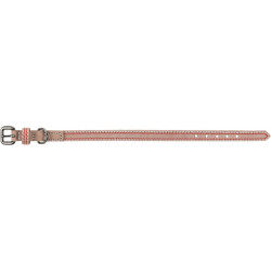 Trixie Lederhalsband. Größe S. Cappuccinofarbe. Abmessungen: 31-37 cm/15 mm. für Hund Halsband