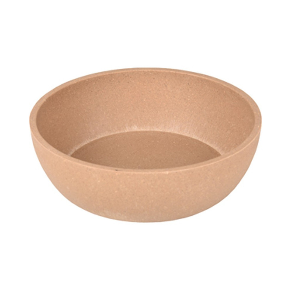 Flamingo 1000 ML bowl. Bamboo Rimboé. Taupe colour for cat or dog Bowl, bowl