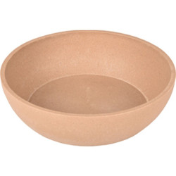 Flamingo Pet Products 1500 ML Rimboé bamboo bowl. Taupe colour for dogs Bowl, bowl
