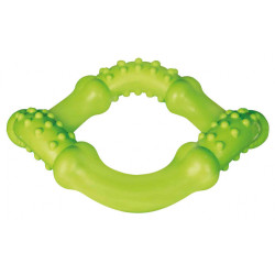 Trixie waterspeelgoed Gegolfde ring voor hond, willekeurige kleur, 15 cm Kauwspeelgoed voor honden