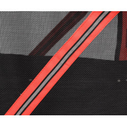 Transport Remorque DOGGY LINER ROMERO. rouge et noir. 60 x 43 x 51 cm. pour chien