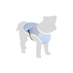 Sécurité chien Manteau rafraîchissant FROZEN gris longueur 30 cm ø 38-48 cm pour chiens.