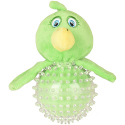 Flamingo Dog toy. Green WILCO chicken. length 16 cm approx. Chew toys for dogs