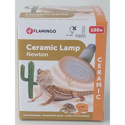Flamingo Lámpara de cerámica HELIOS - 100 W. para terrario. iluminación
