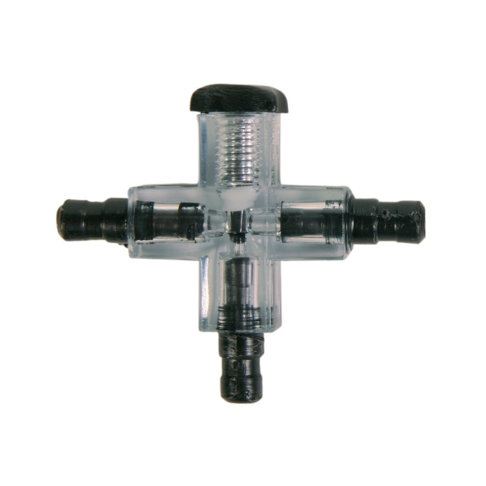 Tuyauterie, valves, robinets 1 Connecteur croisé avec valve air - poisson