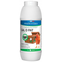 Francodex Product against foot scab, gal o pat 500g powder bottle for poultry Treatment
