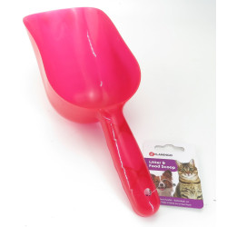 Flamingo Cuchara Hoggi para comida o lecho sanitario, tamaño L, color aleatorio. accesorio alimentario