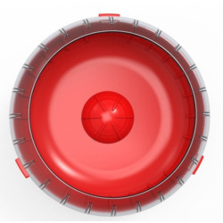zolux 1 Roda de exercício silenciosa para gaiola Rody3 . cor vermelha. tamanho ø 14 cm x 5 cm . para roedores. Roda