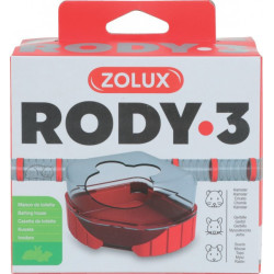 zolux 1 aseo para roedores pequeños. Rody3 . color rojo. tamaño 14,3 cm x 10,5 cm x 7 cm . para roedores. Cajas de basura