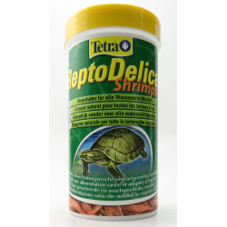 Nourriture Aliment naturel pour toutes les tortues d'eau crevettes entières séchés 250ml/20g