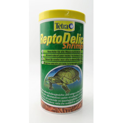 Tetra alimento natural para todas as tartarugas aquáticas camarões inteiros secos 1000ml/100g Alimentação