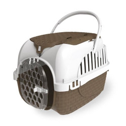 Bama Transport cage Tour 2 maxy Taupe. size 38 X 58 X 37 cm.for small dogs or cats Transport cage