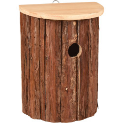 Flamingo GERSON Bird Nesting Box. 18.5 X 11 X 25 cm. legno naturale. Casetta per uccelli