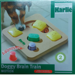 Karlie dOGGY cervello treno treno movimento gioco di puzzle di movimento. ø 25 x 5 cm. cane gioco Giochi di ricompensa con ca...