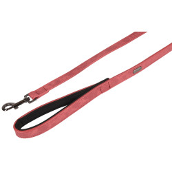 Flamingo 1 Meter X 15 mm DELU leash, red color, for dog. Laisse enrouleur chien