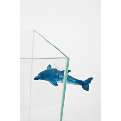 zolux Aus Teilen zusammengesetzte magnetische Delphin-Dekoration für Aquarien Dekoration und anderes