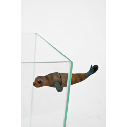 zolux Decoração magnética de leões marinhos para aquários Decoração e outros