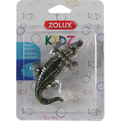 zolux Decoração de crocodilos magnéticos composta por peças para aquários Decoração e outros
