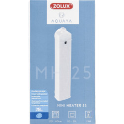 zolux Calentador prerregulado para acuarios de 10 a 25 L potencia 23 W blanco Calefacción del acuario
