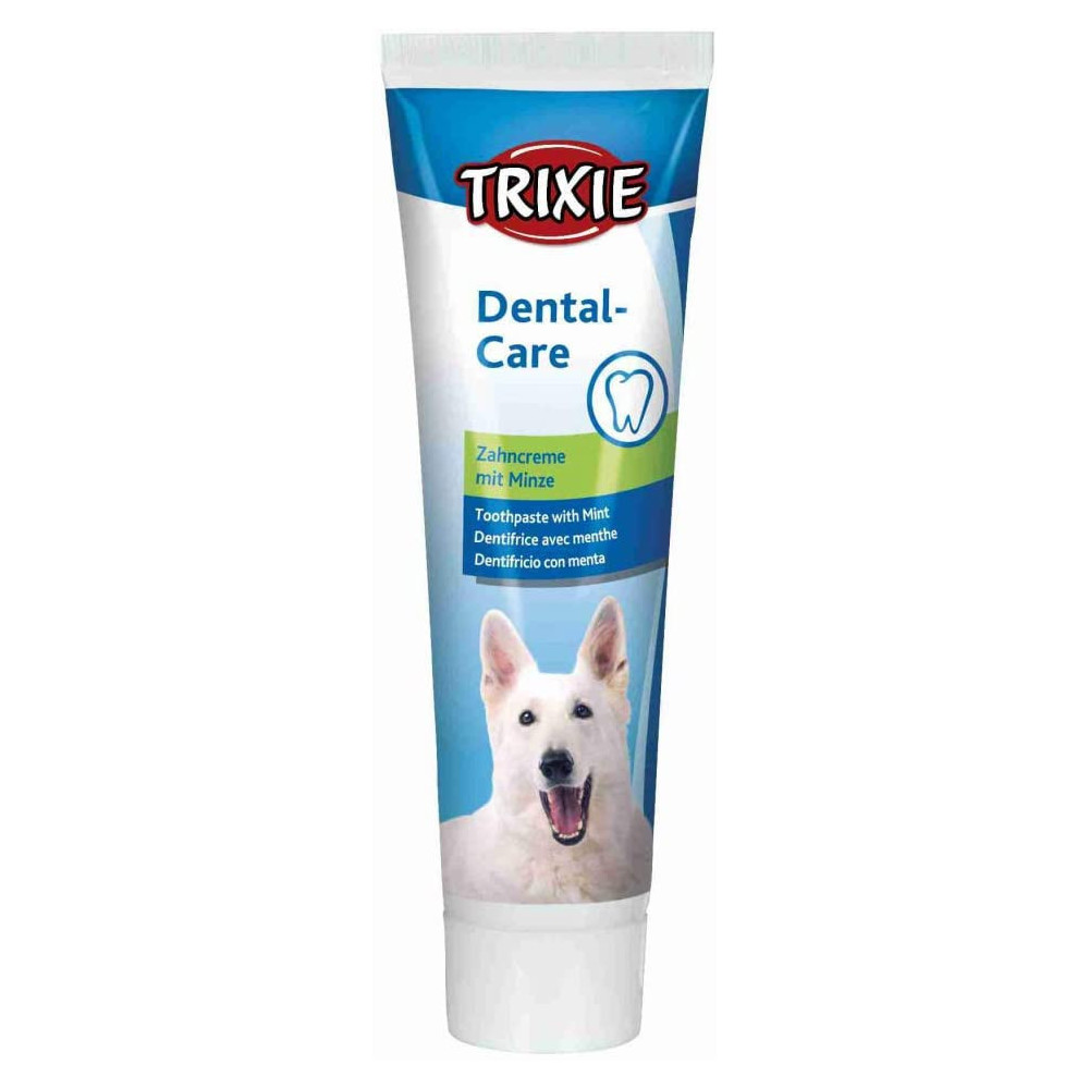 Trixie Dentifricio alla menta per cani 100 grammi. Cura dei denti per i cani
