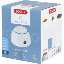 zolux Pompa ad aria igloo 100 bianco potenza 1,8 W portata massima 96 L/H. per acquario. Pompe d'aria