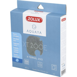 zolux Filtre pour pompe x-ternal 200, filtre XT 200 E mousse anti-nitrates x2. pour aquarium. Masses filtrantes, accessoires