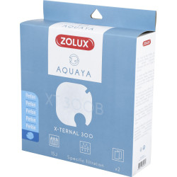 zolux Filtro per pompa x-terna 300, filtro XT 300 B perlon x 2. per acquario. Supporti filtranti, accessori