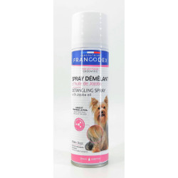 Francodex Aerosol desenredante de aceite de jojoba para perros. 250 ml. Champú