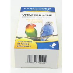 Francodex Vitaparuche. Aanvullend voeder voor kooi- en volièrevogels. Voedingssupplement