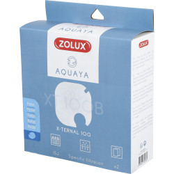 zolux Filtre pour pompe x-ternal 100, filtre XT 100 B perlon x 2. pour aquarium. Masses filtrantes, accessoires